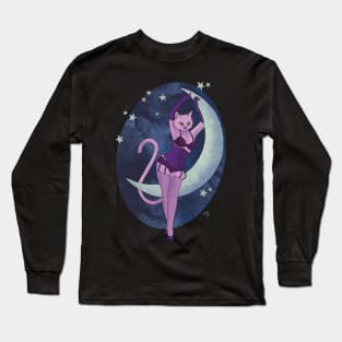 lady cat Long Sleeve T-Shirt